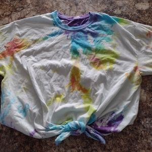 Tie dye crop top